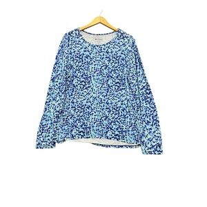 Coolibar Morada Everyday Long Sleeve Floral T-Shirt Womens XL UPF 50+ Bamboo